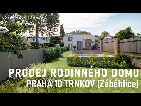 Video Prodej řadového rodinného domu 120 m2, pozemek 449 m2, Praha 10 Trnkov