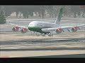 Air Canadian Airbus A380-800 Landing Runway 24R CYUL Air Canadian Airbus A380-800 Landing Runway 24R CYUL