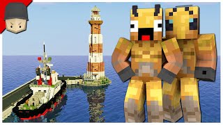 Hermitcraft 7 | Ep.23: LIGHTHOUSE, TUGBOAT, GIFTS & TAG!