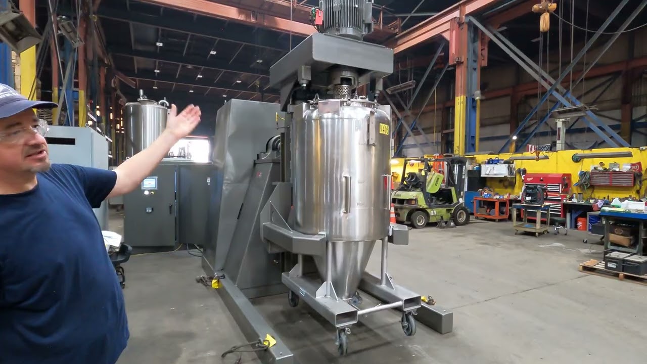 2023 Readco Kurimoto CBM2040 40 Cu Ft Stainless Steel High-Intensity Batch Mixer - Unused