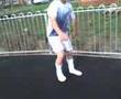 Steg does a Diving roll trhough Swing!