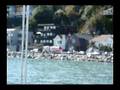 Fire Truck Speeds Through Sausalito, CA