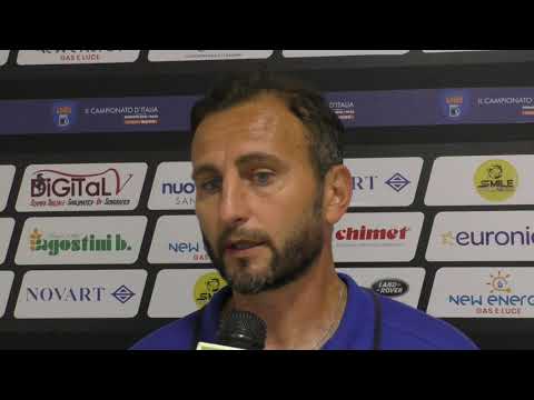 Mister Pierotti al termine di Arezzo-Trestina 2-1