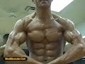 Natural bodybuilder Kent Julius biceps, chest