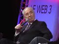 Shimon Peres addressing Le Web 3 Shimon Peres addressing Le Web 3
