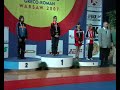 Prijsuitreiking E.K. 2007 cadets 43 kg
