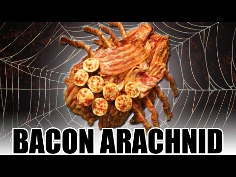 bacon - Bacon, spiders and Tom Green. This is our next-level bacon pet! LIKE, FAVORITE and SUBSCRIBE!!! Watch our new howto cooking show, Handle It! http://youtube.c...