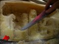 Raw Video: Nativity Scene Made Out of Cheese Raw Video: Nativity Scene Made Out of Cheese