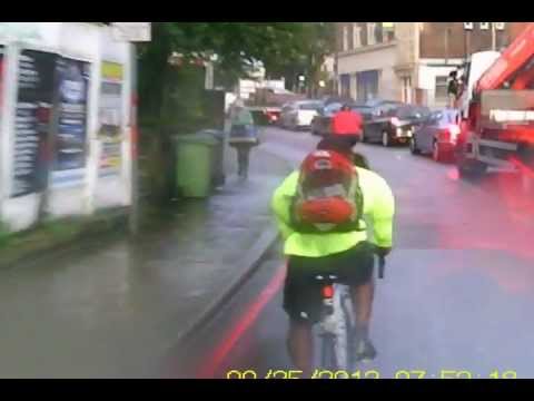 My accident cycling to work!