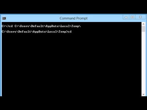 how to change directory in cmd