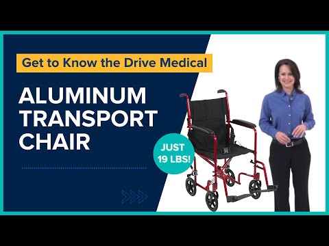 Image of Drive Medical - Aluminum Transport Chair video