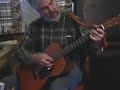 acoustic guitar tune, uses G, C, and F chords