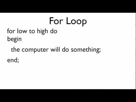 Free Pascal Program Tutorial 9 - For Loop - Lazarus