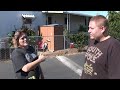 Man saves child, woman, from mobile home fire - video
