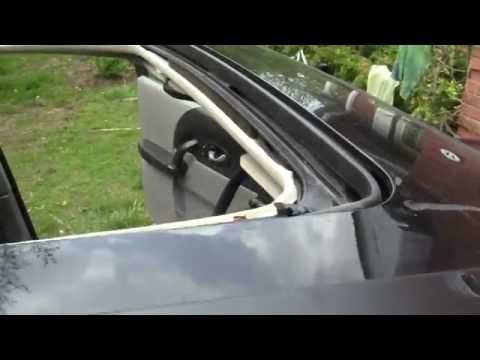 how to unclog sunroof drain volvo s40
