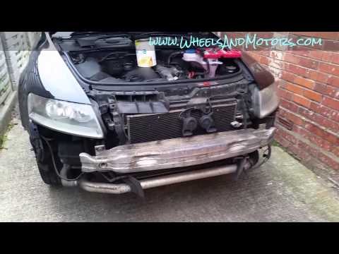 How to remove front bumper cover and headlights (clusters) on Audi A6 (C6 4F)