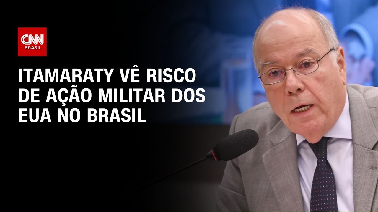 Itamaraty admite risco de ação militar dos EUA no Brasil | CNN PRIME TIME