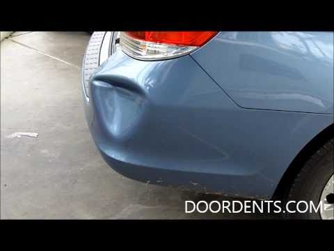 how to repair bumper dent