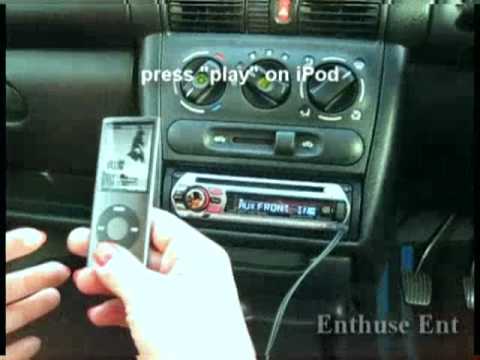 how to hook up ipod to car cd player