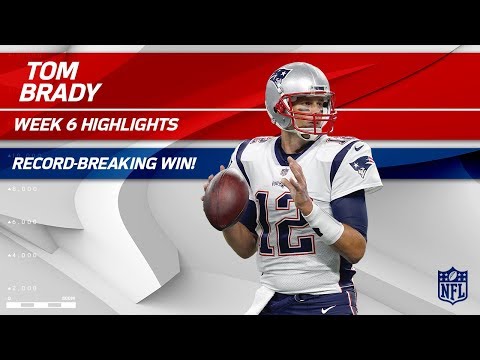 Video: Tom Brady Breaks Record for All-Time Regular Season Wins! | Pats vs. Jets | Wk 6 Player Highlights