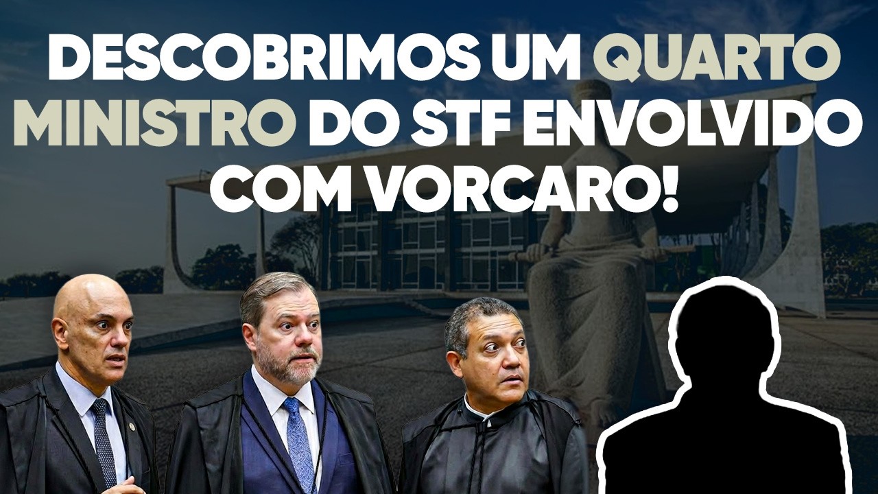 Surreal: agora são QUATRO ministros do STF enrolados com Vorcaro! Vejam quem!