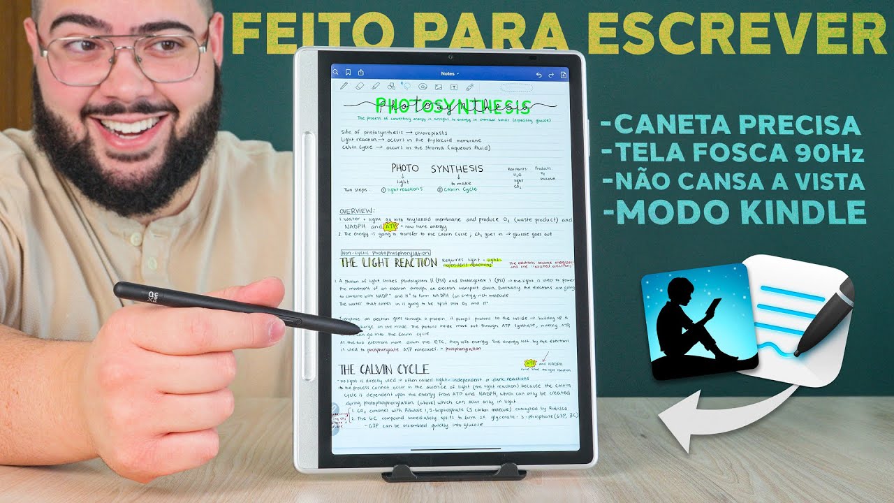Tablet Feito para Escrever! Tela de Kindle com Caneta Precisa! Xppen Magic Note Pad!