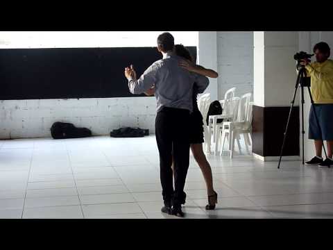 Cancelier - Apresentação de Tango e Samba com Aline Cancelier e Hélio Fernandes no EcoVillage - Praia Mole - Florianopolis.