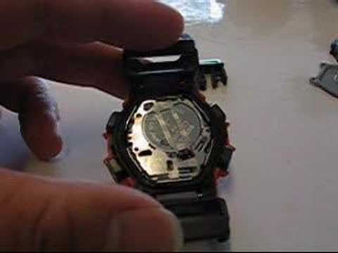 how to replace my g-shock battery