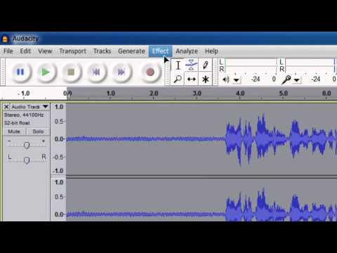 how to isolate background noise in audacity