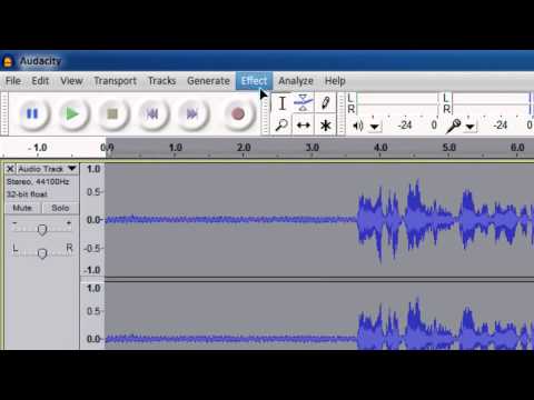 how to eliminate background noise in audacity