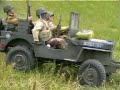\"pimped\" Willys Jeep scale model \"pimped\" Willys Jeep scale model