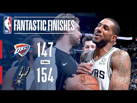 Video: Thunder and Spurs EPIC Double-Overtime Thriller | January 10, 2019