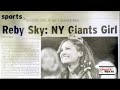 NY Giants Girl Reby Sky Promo Reel