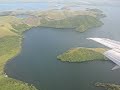 Garuda Indonesia approach for landing Sentani airport