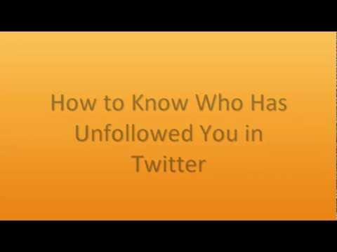 how to who unfollowed me on twitter