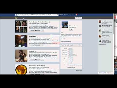 how to use facebook graph search