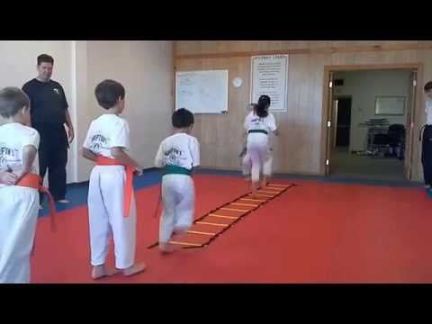 Hampton's Karate Academy - Footwork Drills 02