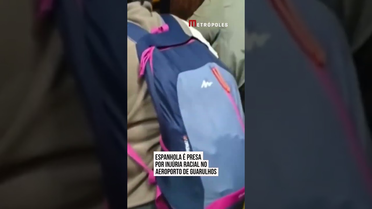Espanhola é presa por injúria racial no aeroporto de Guarulhos