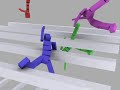 3ds max 8 Ragdoll Physics Test