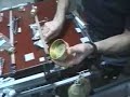 Cleaning up after eating in microgravity