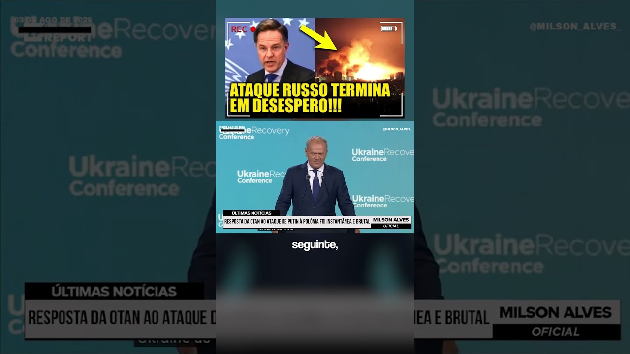 Resposta da OTAN ao ataque de Putin à Polônia foi INSTANTÂNEA E BRUTAL!!!