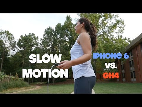 Slow Motion iPhone 6 vs. GH4