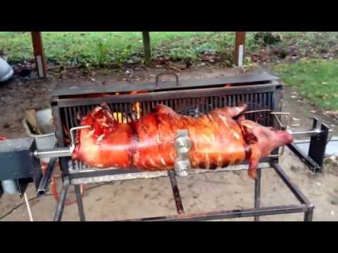 Spanferkelgrill Eigenbau