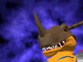 Greymon super evolves to Metal Greymon