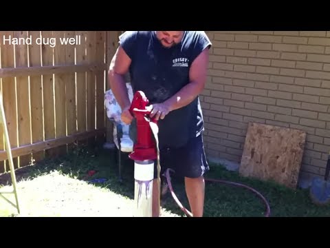 how to sink a well