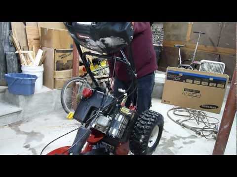 how to repair snowblower