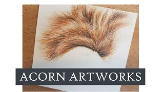 How to draw Fur in Coloured Pencil