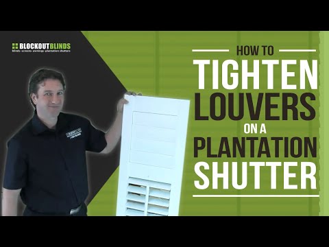 how to repair plantation shutters