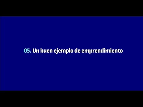 Un buen ejemplo de emprendimiento
