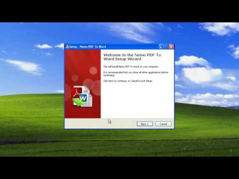 how to change pdf to word